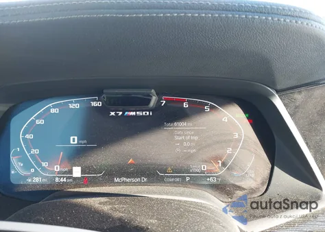 2022 BMW X7 M50I из США, поврежденный, VIN 5UXCX6C08N9L67804